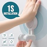 TAILI Suction Shower Head Holder 3 KG, No Drill, Height & Angle Adjustable, view 2