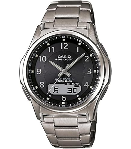 Amazon.com: CASIO WAVE CEPTOR (WVA-M640B-1A2JF) 6 MULTI BANDS