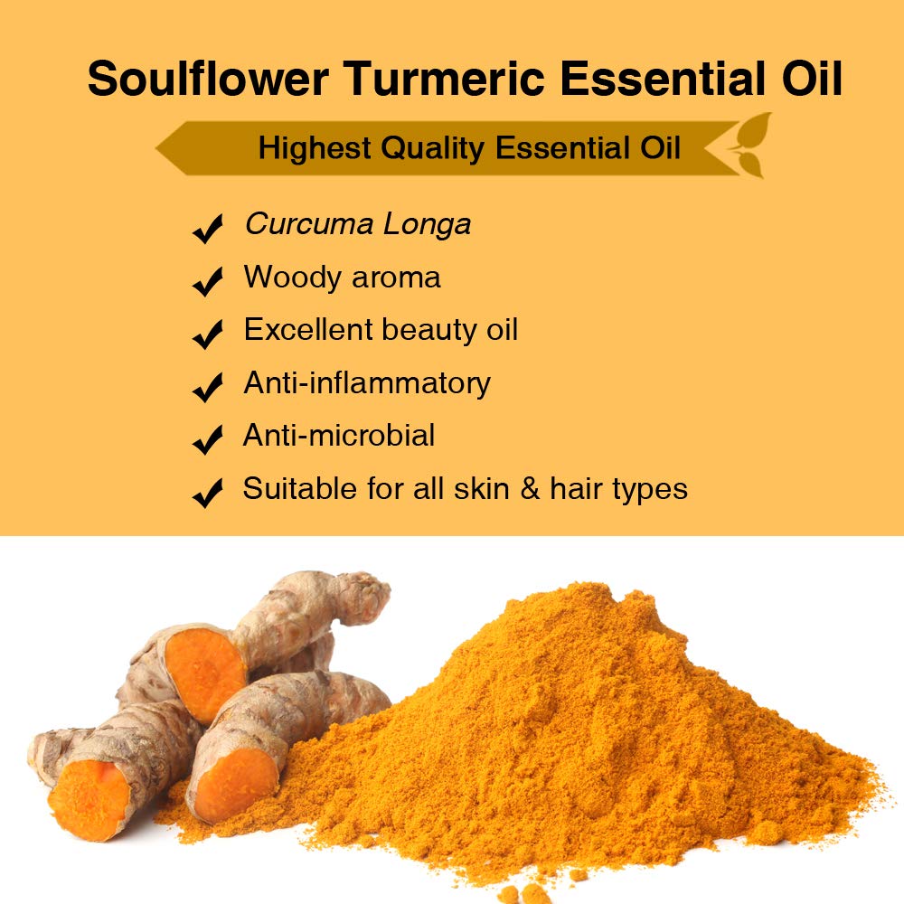  Soulflower Indian Turmeric Essential Oil100