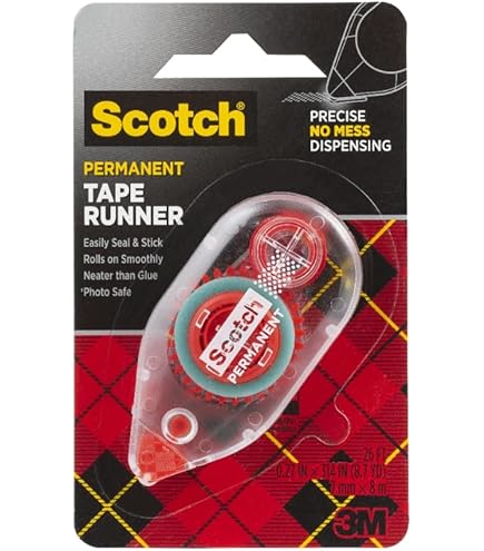 Plus 611BCR 0.33 x 72 ft. High Capacity Glue Tape Refill for Use in 610BC