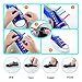 No Tie Shoelace for Kids and Adults with Free Tool, KeyWants Elastic Silicone Shoes Laces Fit for Sneaker, Casual Shoes (Adults, 3 Pairs)