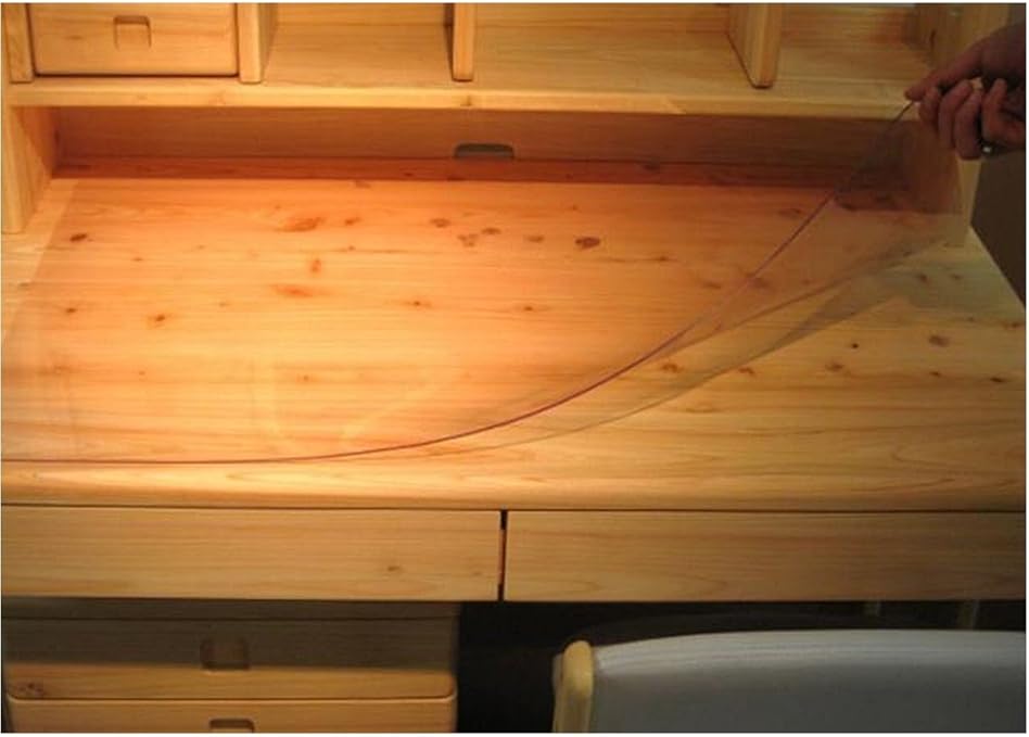 Amazon Yasushoji 学習デスク マット 勉強デスク 学習机 勉強机 傷に強い 筆圧 汚れ 60cm 45cm 透明1 5mm デスクマット 文房具 オフィス用品