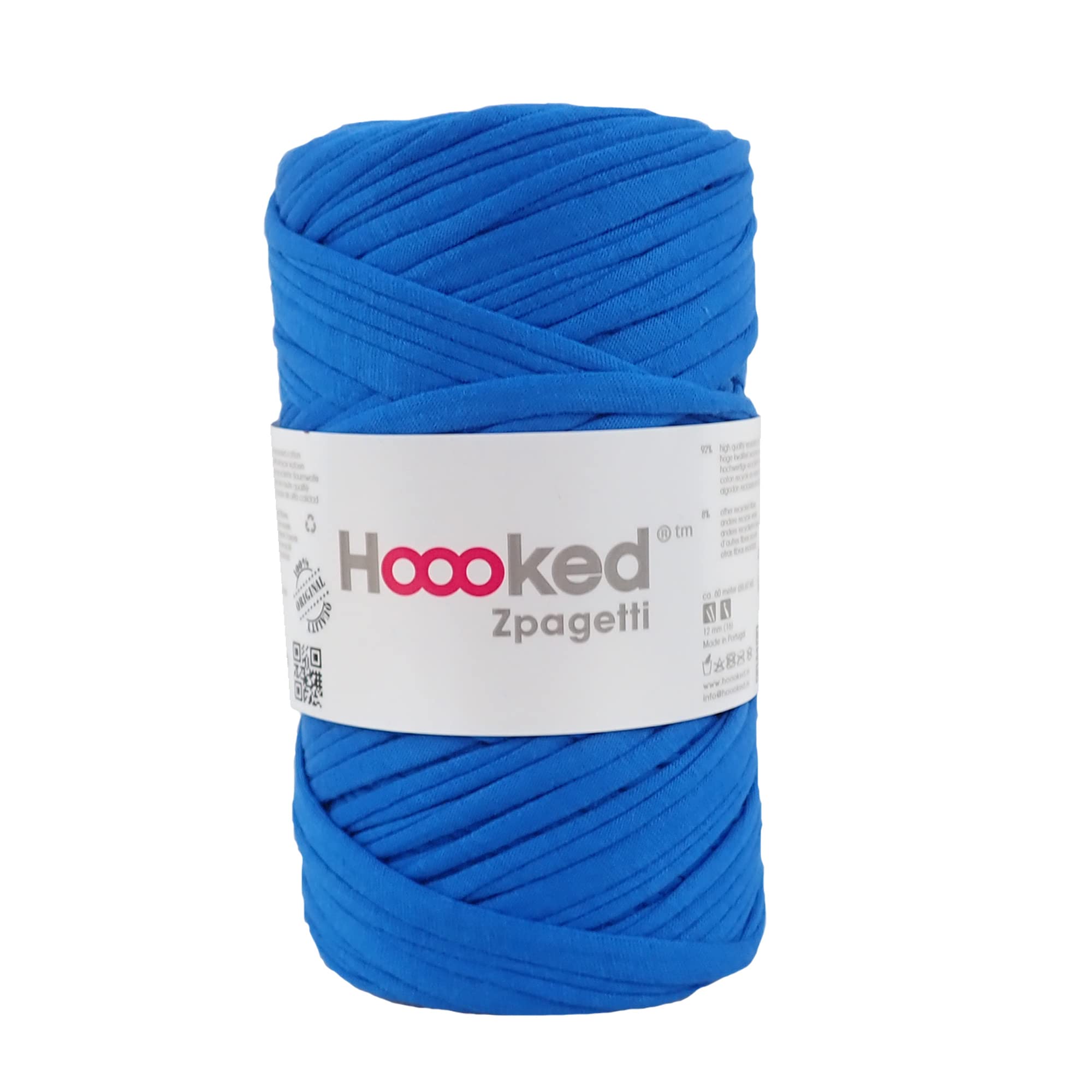 Zpagetti Blue Cotton T-Shirt Yarn - 60M 350g