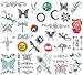 Temporary Tattoo Grab Bag - 50+ Heart & Love Tattoos - Waterproof Safe Removable Made in USA