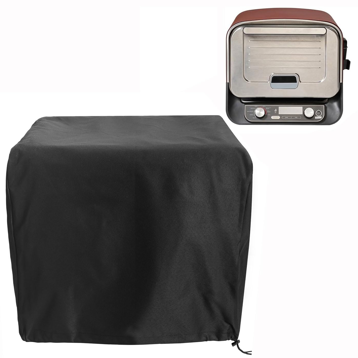 GriHero Pizza Oven Cover for Ninja Woodfire OO101UK 8 In 1 Outdoor Oven, Pizza Oven Cover Outdoor Waterproof for Ninja Woodfire OO100 Series XSKOCVREUK Accessories, Anti-Fade BBQ Cover, 50 x 52 x 37cm