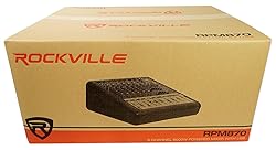 Rockville RPM870 6000w Powered Mixer, 8 Channel, 8