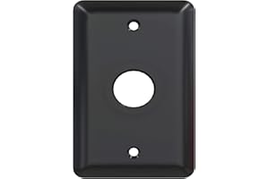 HEATGENE 2401 Wall Plates Matte Black - Compatible with HEATGENE Towel Warmers(Model: HG-R64135, HG-R64136, HG-R64137 Series, and HG-R6441 Series and HG-R64170 Series)