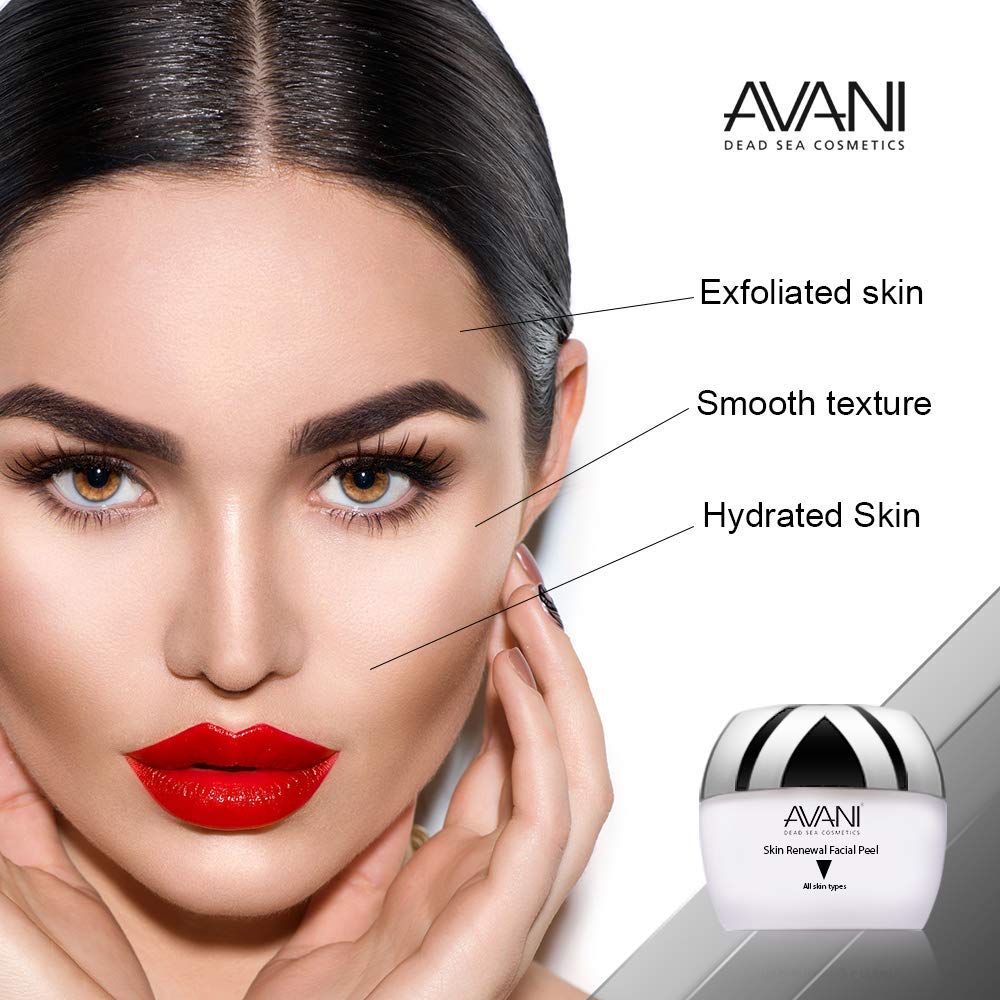 AVANI Classics Skin Renewal Facial Peel | Enriched with Vitamins E & C | Infused with Dead Sea Minerals - 1.7 fl. oz. (Single): Beauty