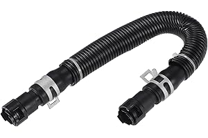 A ABSOPRO Engine Heater Hose Assembly No.4L3Z18472BB HVAC Heater Outlet Pipe for Ford F-150 2004-2008 for Lincoln Mark LT 2006-2008 Rubber Black