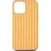 Soft Pink and Tangerine Stripes Geometric Vertical Lines Case for iPhone 12 Pro Max