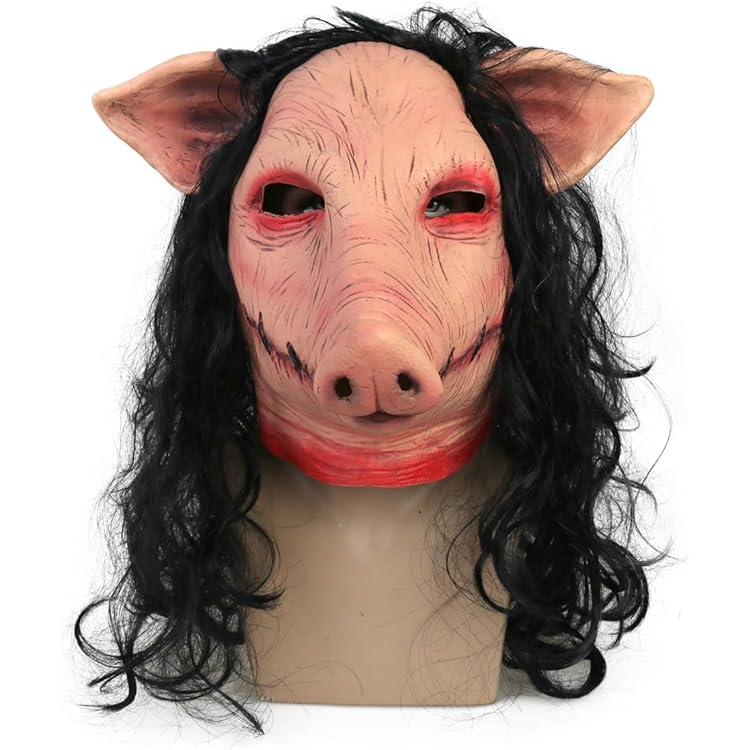 Amazon.com: Trick or Treat Studios Men's Saw-Pig Mask, Multi