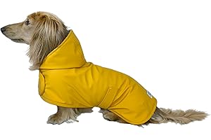 Hudson Hound, Dachshund Raincoat, Sausage Dog Rain Jacket, Long Dog Coat, Weiner Dog Raincoat, Doxie Rain Jacket (Medium)