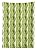 Striped Tablecloth Decor Retro Wavy Leaf Lines with Digital Effects Unusual Repeating Fresh Floral Essence Print Dining Room Kitchen Rectangular Table Cover Green
