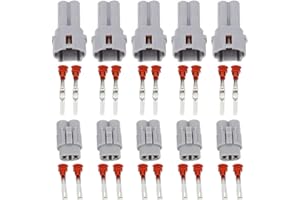 CNLW 5 Sets 2 Pin DJ7026-2-11/21 car Connector Auto Waterproof Electrical Connector Male Female kit for car Motorcycle ect.