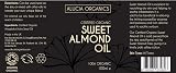 Alucia Organics Certified Organic Sweet Almond Oil 100ml Pure Cold-Pressed view 7