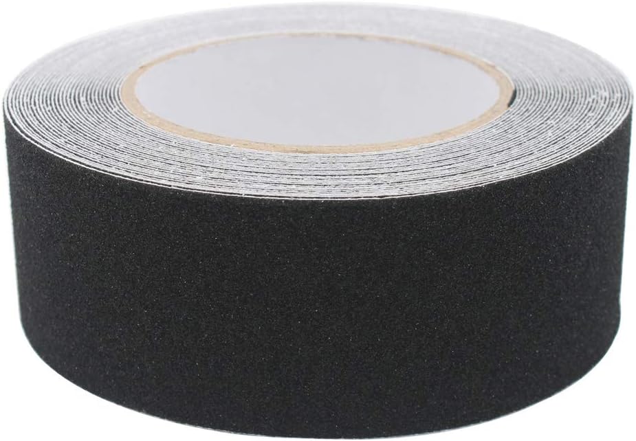 Gebildet High Grip Anti-Slip Tape, Non-Slip Adhesive Tape for Safety Use Indoors and Outdoors (Black, 5 cm x 10 m)