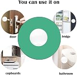 efbock 6pcs Transparent Silicone Door Stopper Wall Protector Bumper Guard 1.57 view 8