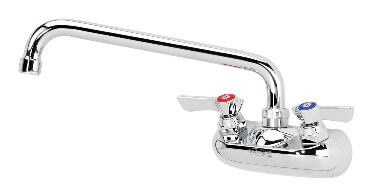 Replacement Faucet for Bar Sinks Wall Mount, Fits 18" Sinks