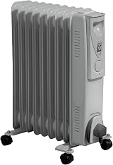 Daewoo 2000W Oil Filled Radiator with Thermostat White view 1