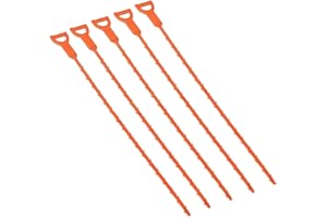 HFLYJPYW 5 Pack Hair snake Hair Drain Clog Remover Cleaning Tool, sink snake drain suitable for unclogging hair, kitchen sinks and bathtubs, toilets and sewer pipe drain cleaning tools.
