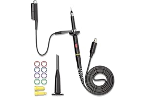 Goupchn MCX Oscilloscope Probe 60MHz 1X 10X Alligator Clip for Mini DSO Nano Portable Oscilloscope DS201 DS202 DSO201 DSO202 VC101 VC102 with Accessory Kit