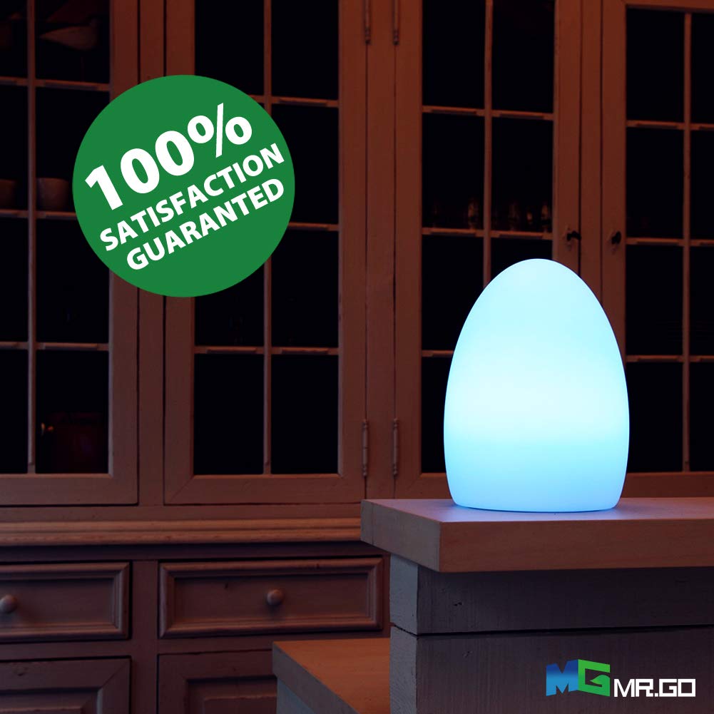 Mr.Go 8inch LED Egg Light Nightlight Mood Lighting Lamp for Adults and Children eBay