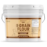 Unpretentious, 9 Grain Flour, 5 Lb | For baking, cooking, and pantry use