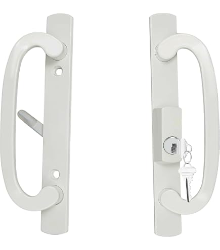 TechnologyLK Sliding Glass Patio Door Handle Set, Mortise Type