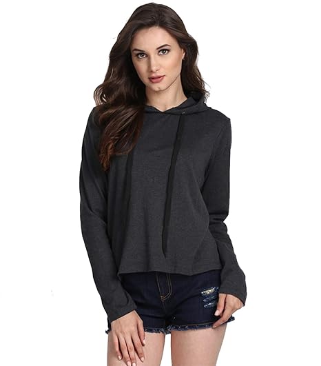 shirt with hoodie women's