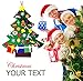 3FT Felt Christmas Hanging Tree Set with 30 PCS Ornaments for Xmas Gifts New Year DIY Door Wall Velcro Decorations Handmade Kids,Toddlers, Offices, Homes and Schools