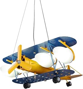 XJJZS Araña de Luces Arañas de Aviones Habitación de niños Luces de