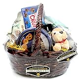 Mighty Gadget (R) 24x30 inch 100 Gauge Crystal Clear Dome Shrink Wrap Basket Bags for Gift Baskets - 10 Pack