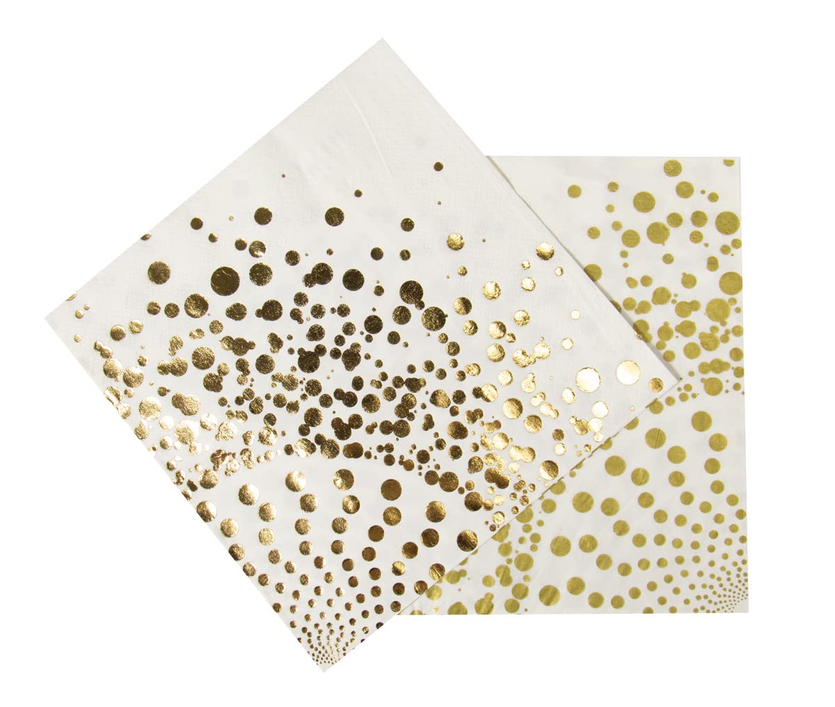 Folat - Happy Birthday Luxury Gold Napkins -33 x 33 cm - 16 Pieces