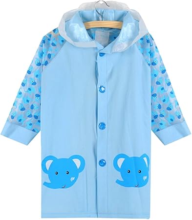 baby blue raincoat