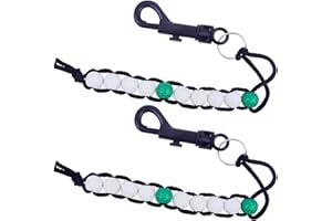 BRONAGRAND 2pcs Golf Deluxe Beads Count Stroke Score Counter