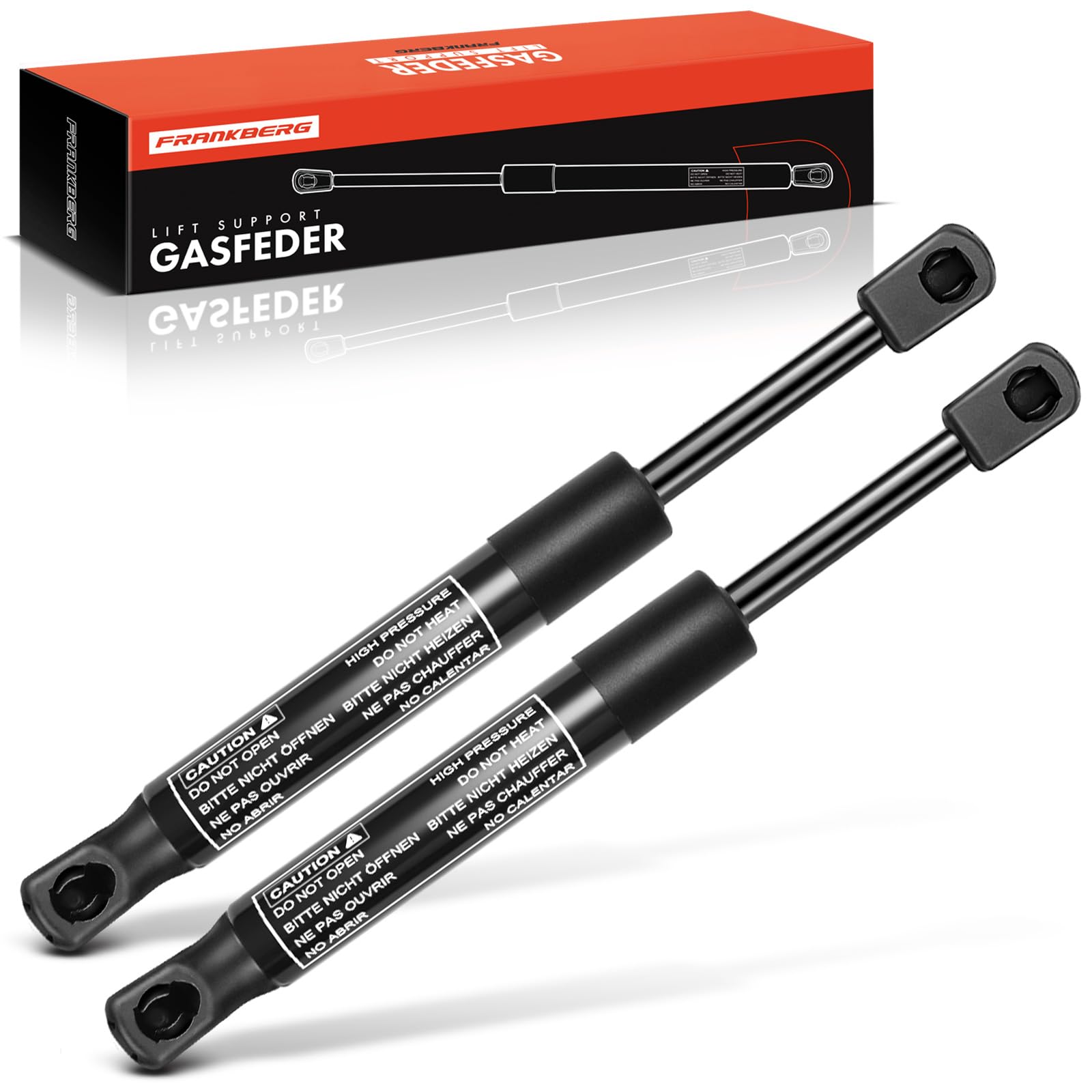 Frankberg 2x Gas Strut Tailgate Window Left And Right Compatible With C.a.y.e.n.n.e 955 SUV 3.0L-4.8L 2002-2010 C.a.y.e.n.n.e 9PA SUV 2003-2007 3.2L 4.5L Replace# 95551252800