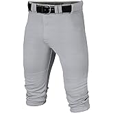 Penveer Knicker Style Adult & Youth Baseball Pants with Durable Snap Zip, Elastic Bottom Mens & Boys Baseball Pants