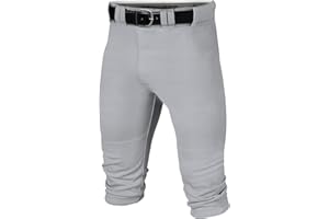 Penveer Knicker Style Adult & Youth Baseball Pants with Durable Snap Zip, Elastic Bottom Mens & Boys Baseball Pants
