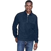 Harriton Adult 8 oz. Quarter-Zip Fleece Pullover 4XL NAVY