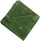 SolaDirect 3x4 m Green Tarpaulin Waterproof Heavy Duty Tarp view 3