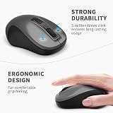 LeadsaiL Wireless Mouse 1600 DPI Silent Ambidextrous USB Laptop view 4
