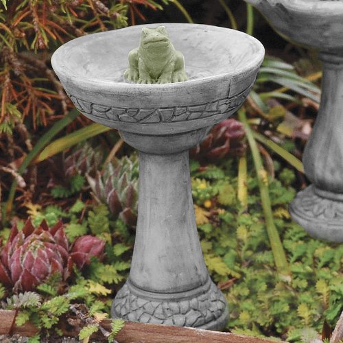 Miniature Fairy Garden Miniature Frog Birdbath