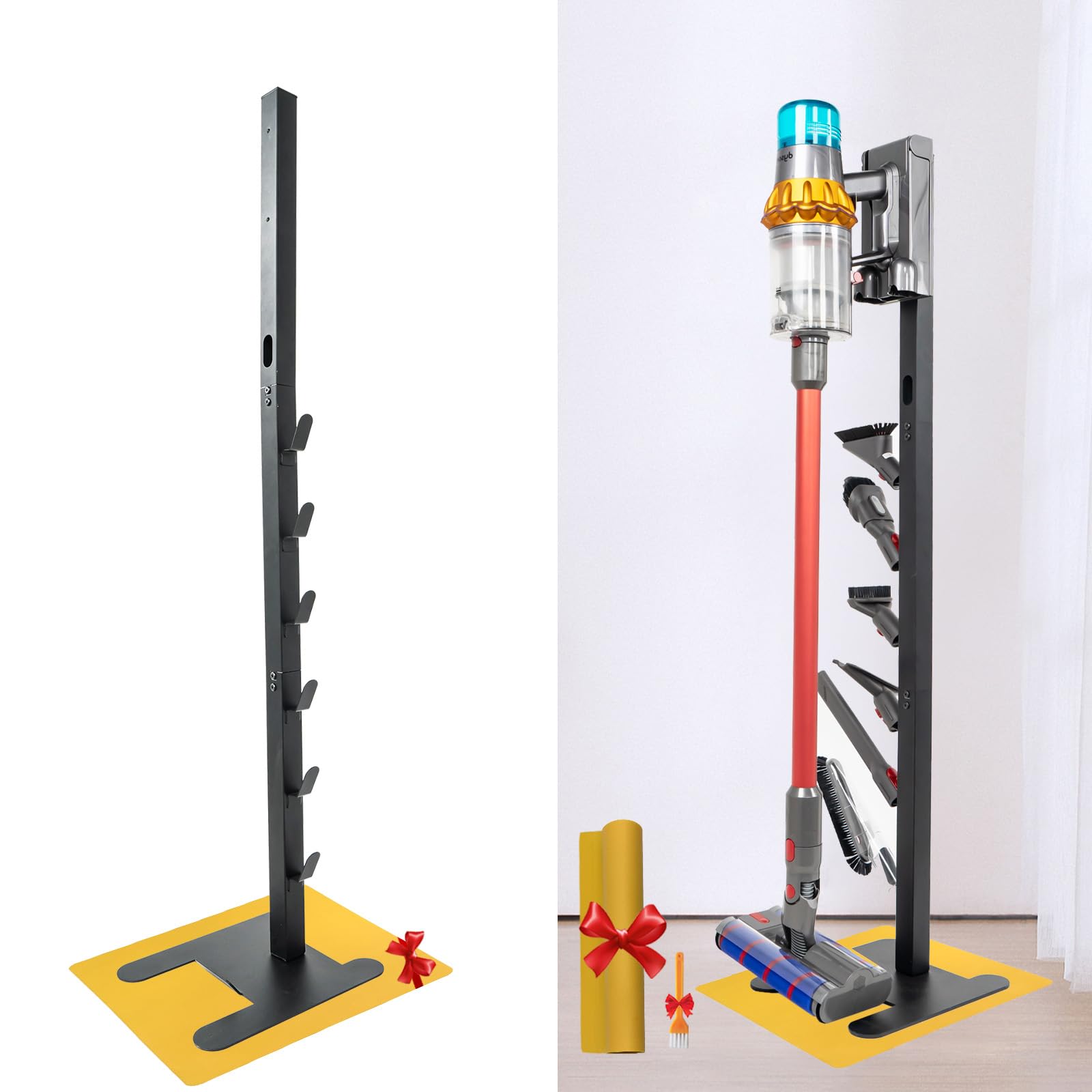 Photo 1 of ****************Missing parts*************
IZSOHHOME Vacuum Stand for DYS,Storage Stand Docking Station Holder,Compatible with DYS V15 V11 V10 V8 V7 V6 Cordless Vacuum Cleaners Accessories,Stable Metal Bracket Organizer Rack (Black, 6 Racks)