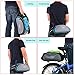 Lixada 13L Multifunctional Bicycle Bag Pannier Back Seat Bag Handbag Shoulder Bag (Without Belt)