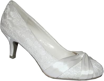 Absolutely Gorgeous Boutique Ladies Wedding Shoes For Bride Ivory