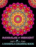 Mandalas At Midnight: A Mandala Coloring Book by Papeterie Bleu