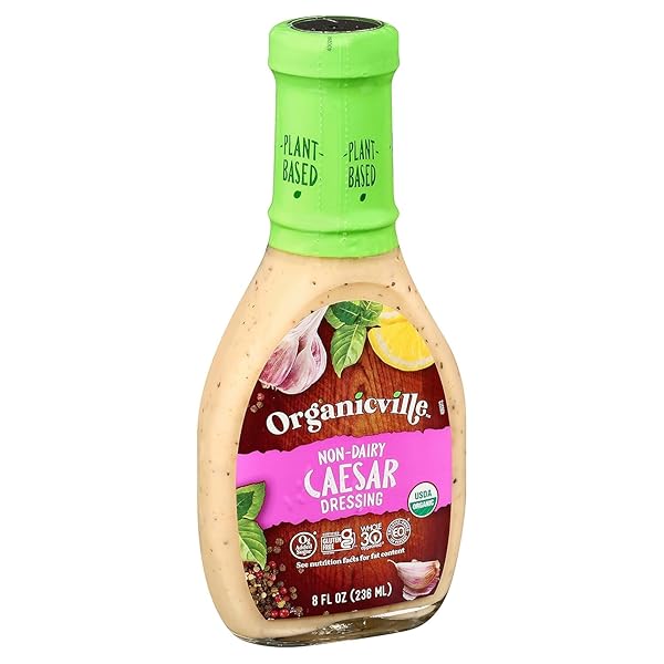 ORGANICVILLE ORGANIC NON-DAIRY CAESAR DRESSING, 8 FZ