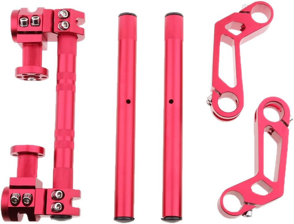 Motorcycle Handlebar Handle Bar Grip for Yamaha BWS125 Honda Ruckus Zoomer NSP50 Fits 7/8 Inch - Red, as described