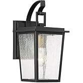 Minka Cantebury 14 1/4" High Sand Black Outdoor Wall Light