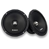 ORION XTR XTX852 8" High Efficiency Mid-Range Speakers, 1600W Pair | 400W RMS, 2-Ohm Impedance, 2" Voice Coil, Bullet Loudspeaker Design